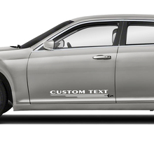 Custom Text Doors Graphics Car Vinyl Decals Stickers for Chrysler 300 2