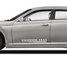 Custom Text Doors Graphics Car Vinyl Decals Stickers for Chrysler 300 2