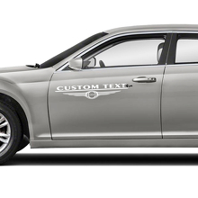 Your Logo with Custom Text Doors Graphics Car Vinyl Decals Stickers for Chrysler 300 2