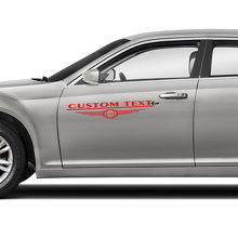 Your Logo with Custom Text Doors Graphics Car Vinyl Decals Stickers for Chrysler 300 3