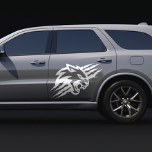 Scratches Claws WildCat Logo Doors Graphics Car Vinyl Decals Stickers for Dodge Durango SRT 2