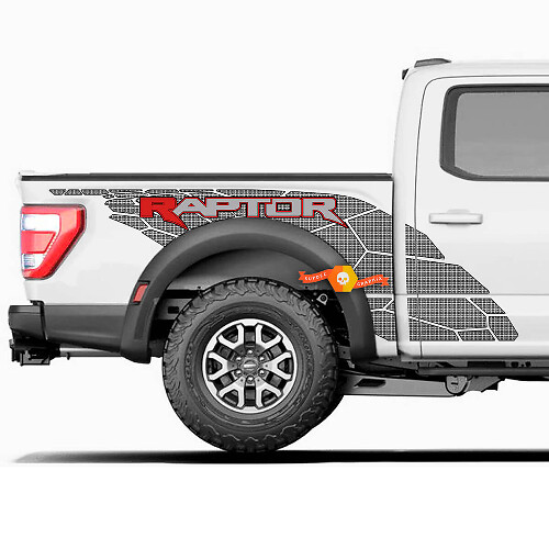 Checkered Splash Side Vinyl Decal Kit for Musclecar truck power truck