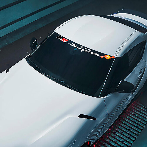 Toyota Supra GR MKV A90 A91 Windshield Graphics Decals Stickers
