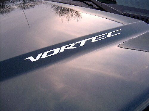 Vortec Lettering Hood Vinyl Decal Sticker for Chevrolet Silverado