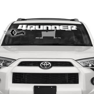 2 x 4Runner 2023 Windshield Vinyl Logo Decals Stickers for Toyota 4Runner TRD
