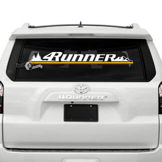 4Runner 2023 Windshield Mountain SunSet Vinyl Logo Decals Stickers for Toyota 4Runner TRD
