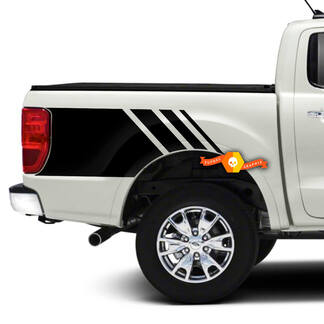 Pair Side Stripe Bed Decals Wrap Graphics Vinyl Sticker For Ford F150 F-150
