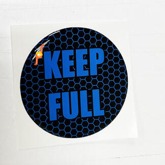 Keep Full Honeycomb Yellow Fuel Door Insert emblem domed decal for Challenger Dodge
 1
