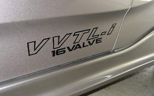 VVTL-i 16 Valve Side Vinyl Decal Set for Toyota Celica Corolla MR2