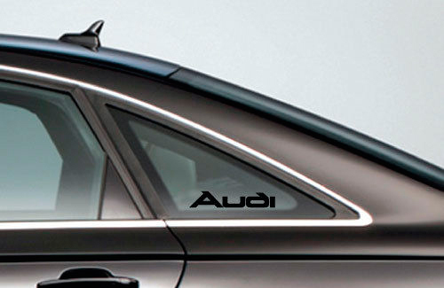 Audi Logo Side Window Vinyl Decal Sticker for Audi
