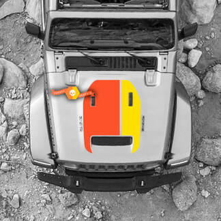 Hood Jeep MOJAVE Wrangler Hood Scoop Vinyl Decal Sticker Graphics 2 Colors
