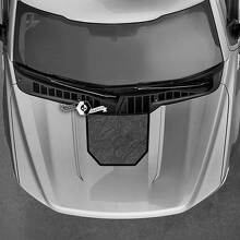 Musclecar Maverick 2022 Graphics Decals Hood Topographic Map Topo Maverick Stickers 2 Colors
 2