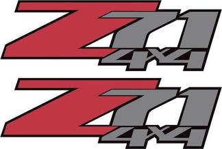 2 Chevy Z71 Off Road 4x4 Truck Decal/Sticker X2  #2