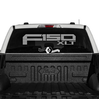 Ford F-150 XLT Pick-up Truck Rear Window Logo Graphics Side Decals Stickers
