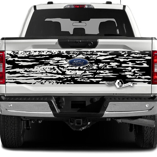 Ford F-150 XLT Tailgate Splash Mud Graphics Side Decals Stickers
