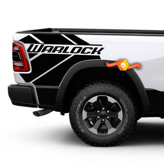 Pair Dodge Ram 1500 Warlock Vinyl Side Decal Truck Vehicle Graphic Pickup
