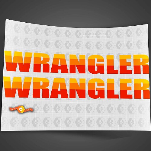 Retro Vintage Style Vinyl Decal Sticker for Jeep Wrangler