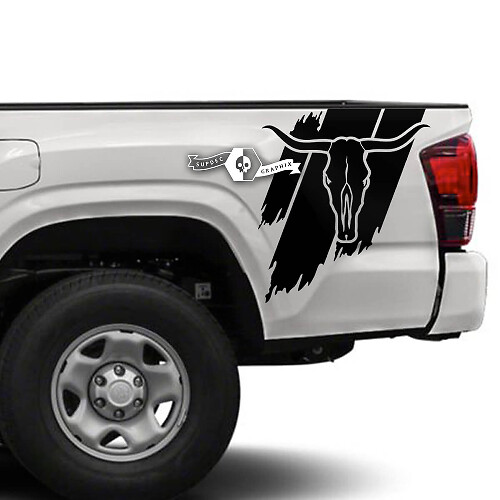 2x Toyota Tacoma SR5 Bed Side Bear Mud Vinyl Decals Graphic Sticker
