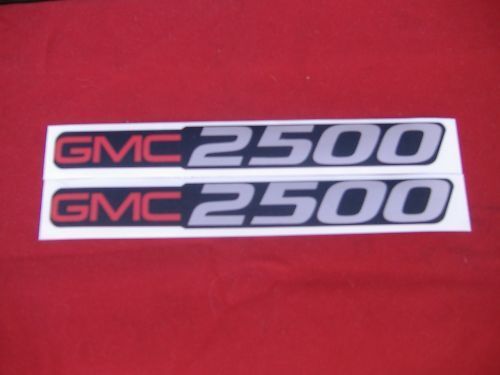 2 GMC 2500 DECALS GMC 1500 SIZE BADGE DECALS STICKERS