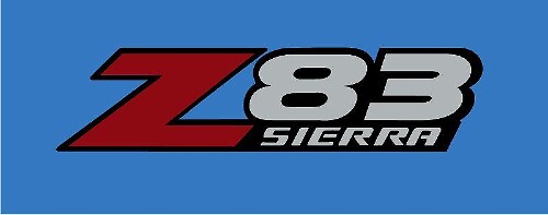 Z83 Sierra Factory Style Vinyl Decal Set for GMC Sierra