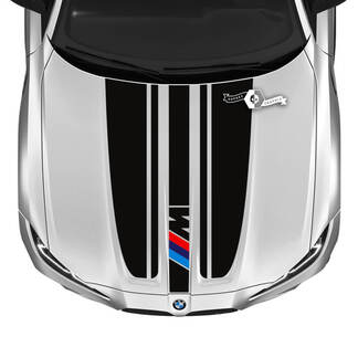 2021+ BMW M4 M3 G80 G82 G83 M Performance Hood M Color Logo Vinyl Decal Sticker
