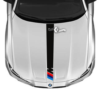 2021+ BMW M4 M3 G80 G82 G83 M Performance Hood M Logo Center Vinyl Decal Sticker
