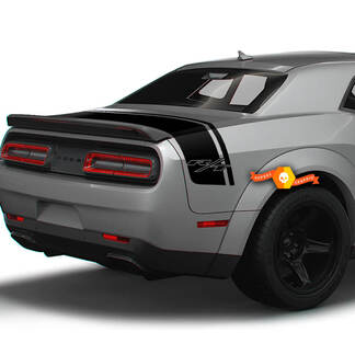 Dodge Challenger Trunk R/T RT Line Style Rear Stripes Vinyl Decals Graphics
