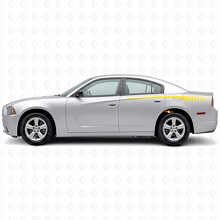 Strobe Style Stripes Bedside Vinyl Decal Sticker for Dodge Charger 2011-2014_5