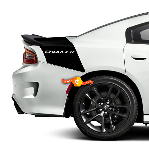 Tailband Logo Rear Trunk Stripe Vinyl Decals for Dodge Charger