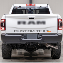 Custom Lettering Tailgane Vinyl Decal for Dodge Ram Power Wagon_2