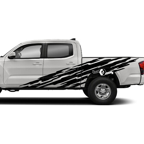 2x Toyota Tacoma SR5 Doors Bed Side Mud Splash Vinyl Decals Graphic Sticker 2