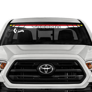 Toyota Tacoma SR5 Windshield Line SunSet Colors Vinyl Decals Graphic Sticker
