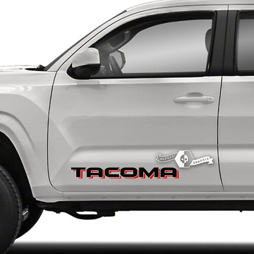 Tacoma Lettering Side Vinyl Decal for Toyota Tacoma