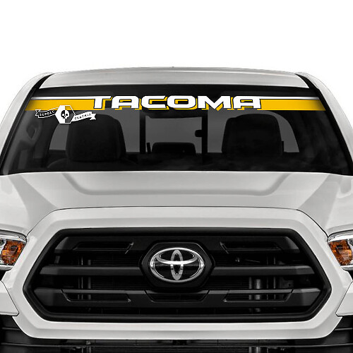 Toyota Tacoma SR5 Windshield Line Shadow Vinyl Decals Graphic Sticker 2 Colors
