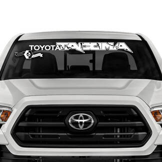 Windshield Vinyl Decal Stickers Kit for Toyota Tacoma Raptor Style
