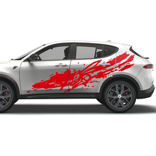 Hornet Logo Mud Splash Style Side Vinyl Decal Kit for Dodge Hornet_2