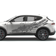 Hornet Logo Mud Splash Style Side Vinyl Decal Kit for Dodge Hornet_3