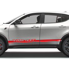 Decorated Custom Text Side Stripes Vinyl Decal for Dodge Hornet_3