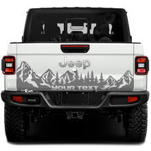 Jeep Gladiator Wrap Forest Mountains Stickers Decals Vinyl Graphics Tailgate Bed Vinyl Stickers Decals
 2