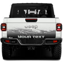 Jeep Gladiator Wrap Mud Stickers Decals Vinyl Graphics Tailgate Bed  Vintage Classic Colors Vinyl Stickers Decals Gradient 3 Colors
 3