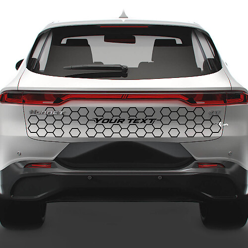  Custom Text Honeycomb Style Tailgate Trim Vinyl Decal for Dodge Hornet_1