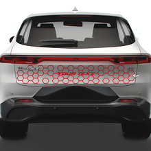  Custom Text Honeycomb Style Tailgate Trim Vinyl Decal for Dodge Hornet_3