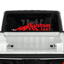 Jeep Gladiator Rear Window Forest Mountains Stickers Decals Vinyl Graphics
 3