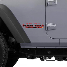 Mountains Style Side Vinyl Decal for Jeep Wrangler Unlimited_2