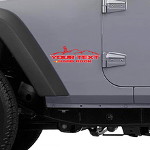 R2-D2 Mountains Style Side Vinyl Decal for Jeep Wrangler Unlimited_3