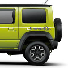 Suzuki JIMNY Mountains Side graphics Doors decal Logo sticker
 2