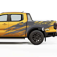 Destroyed Mud Splash Side Graphic Vinyl Decals Kit for Musclecar Ranger _2