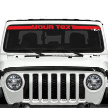 Custom Text Windshield Vinyl Stickers Decals for Jeep Gladiator 3
