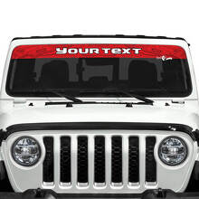 Jeep Gladiator Windshield Logo Topographic Map Stickers Decals Vinyl Graphics 2 Colors
 3