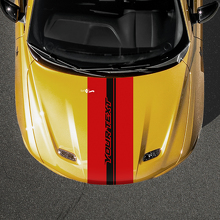 Custom Text Hood Stripe Vinyl Decal for Dodge Hornet_2